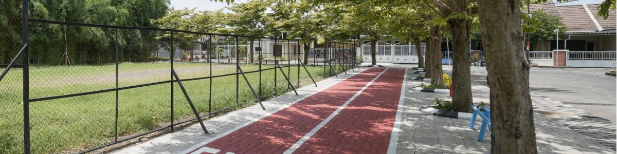 Jogging Track di kawasan perumahan D'Gardenia City Sidoarjo