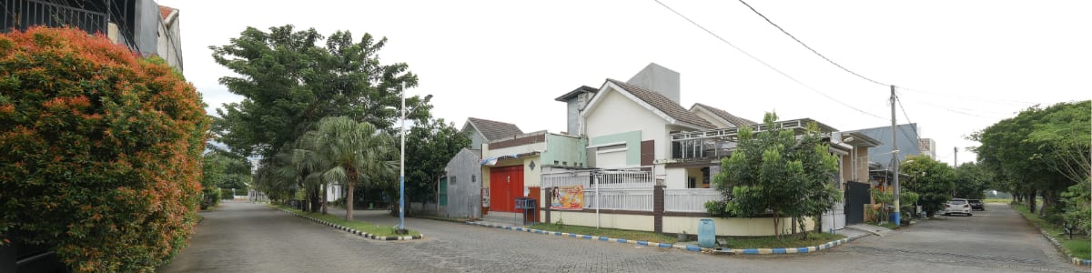 Row Jalan Lebar di kawasan perumahan D'Gardenia City Sidoarjo