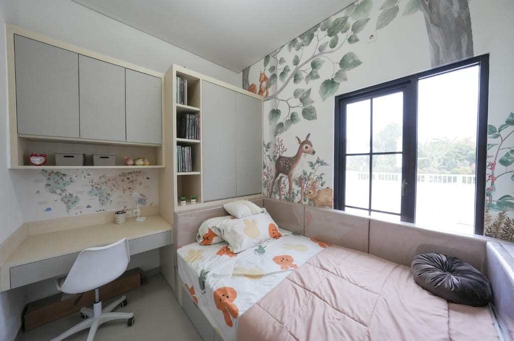 Kamar anak rumah contoh tipe d'Amor di D'Gardenia City Sidoarjo