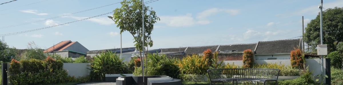 Taman & Ruang Hijau di kawasan perumahan Prima Garden Estate Sidoarjo