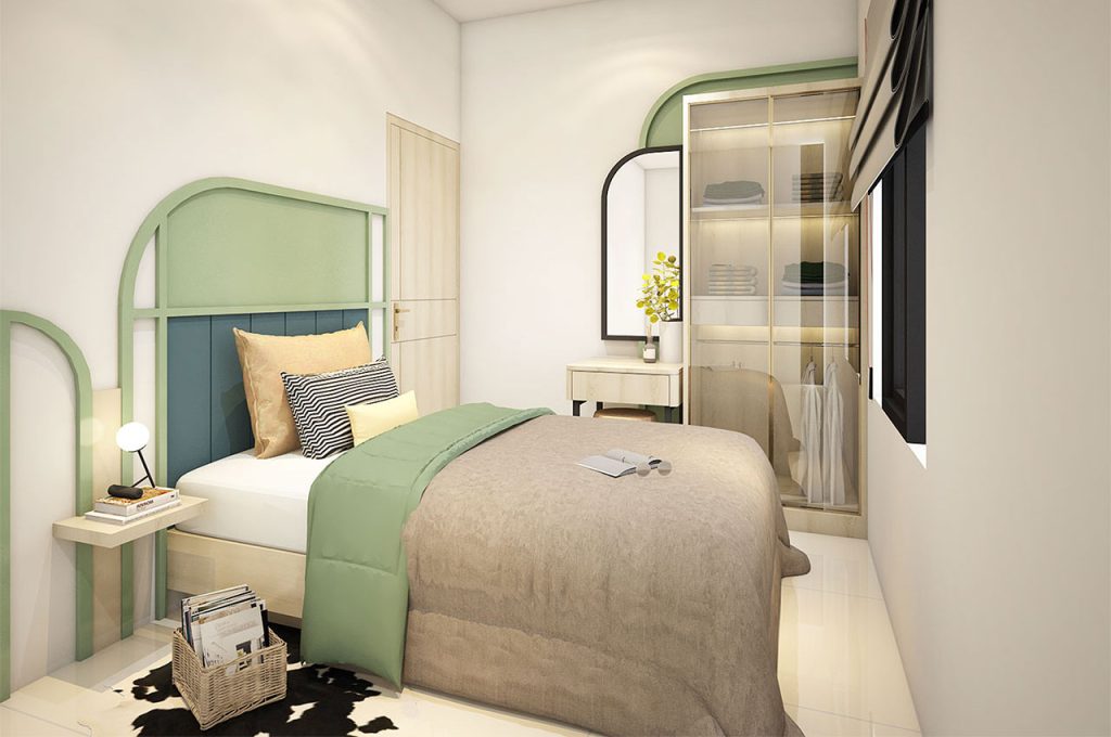 Kamar anak rumah contoh Prima Garden Estate Sidoarjo