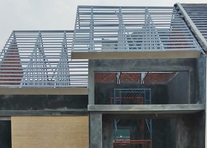 Rangka Atap Galvalum pada rumah D'Gardenia City Sidoarjo